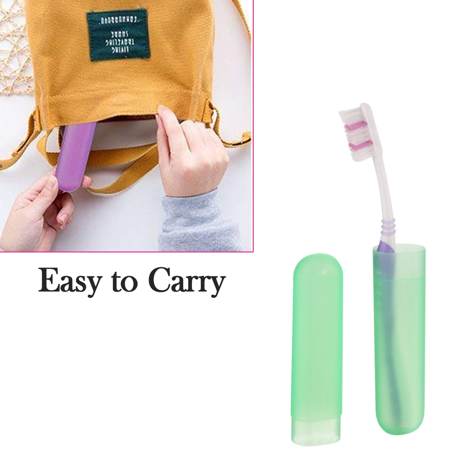 4969 6Pc Plastic Toothbrush Cover, Anti Bacterial Toothbrush Container- Tooth Brush Travel Covers, Case, Holder, Cases DeoDap 4969 6Pc Plastic Toothbrush Cover, Anti Bacterial Toothbrush Container- Tooth Brush Travel Covers, Case, Holder, Cases DeoDap